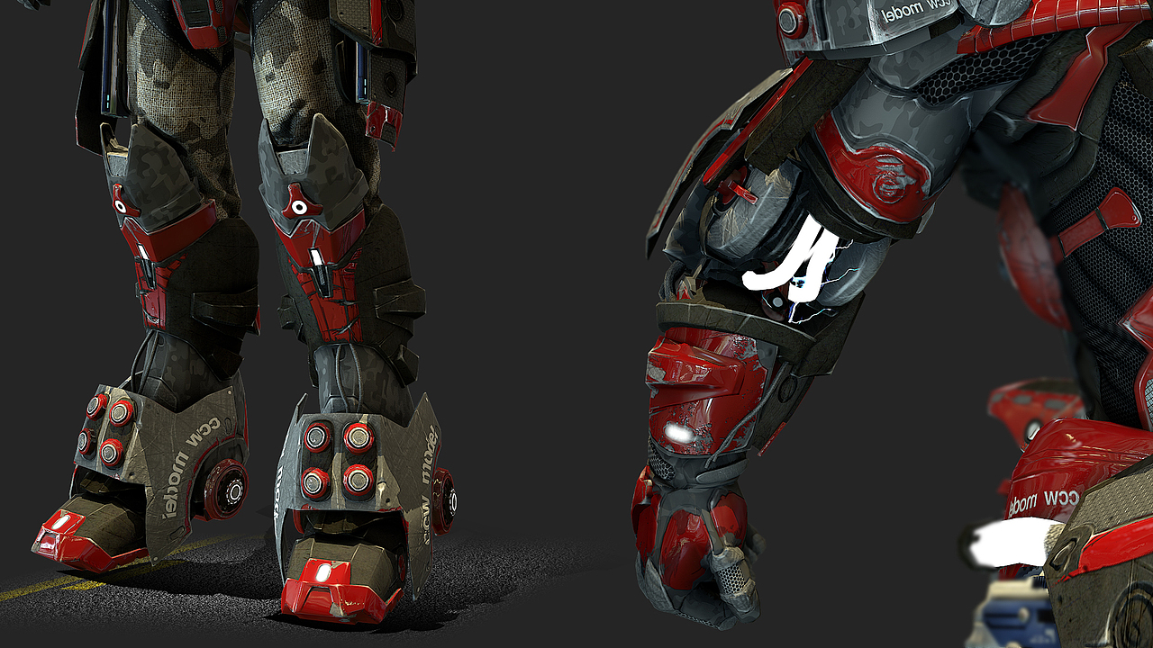 次时代游戏角色—Steel Zeus（图ZMjAwMzE2MjQ=） - 人物/生物 - 站酷设计师Adam_陈原创素材 - 站酷ZCOOL