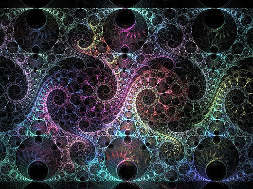 分形 - Mobius的各种变形一组