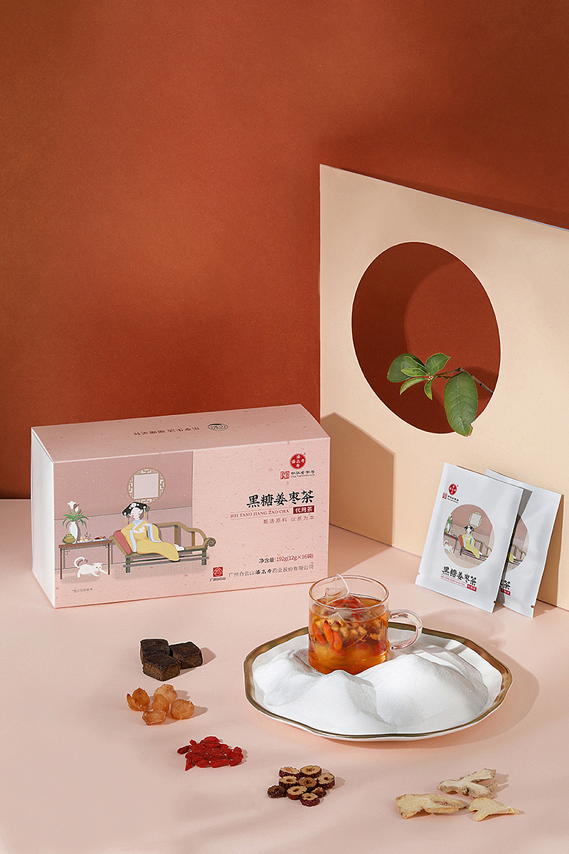 潘高寿 国货茶饮 养生茶 食品静物摄影