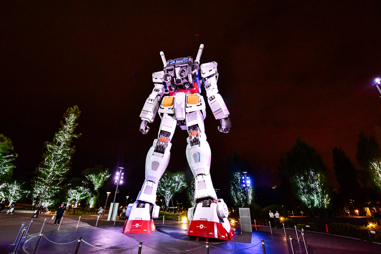 【yo玩具摄影】 东京台场1:1高达rx-78