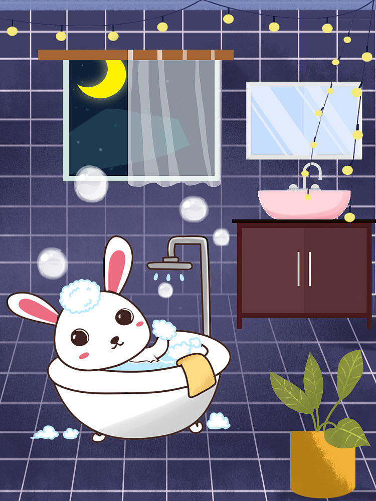 某母婴网店商用定制卡通兔插图系列（图ZMTk0MjQ2ODg4） - 商业插画 - 站酷设计师腾腾猫品牌文化原创素材 - 站酷ZCOOL