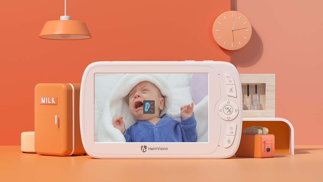 C4D动态设计 丨 婴儿监视器