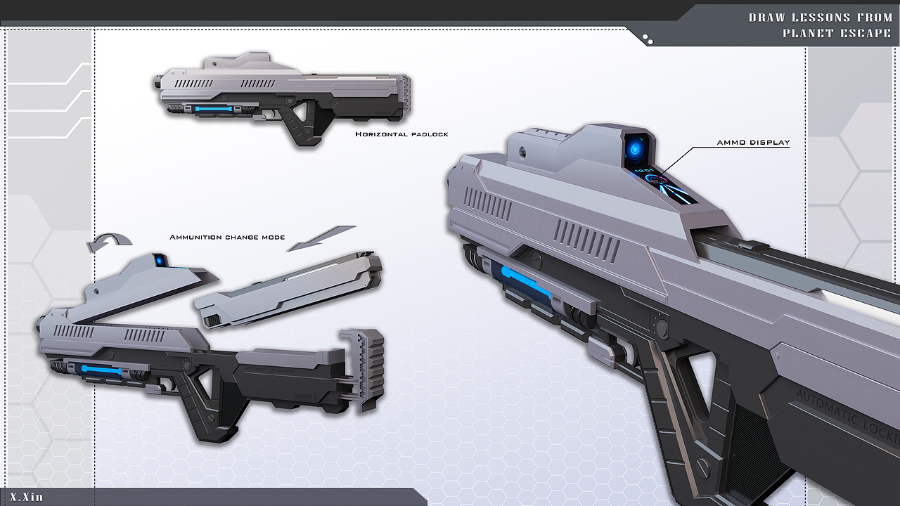 02-行星逃亡武器及载具设计（图ZMjQ2OTMxNTc2） - 机械/交通 - 站酷设计师XXIN_CG原创素材 - 站酷ZCOOL