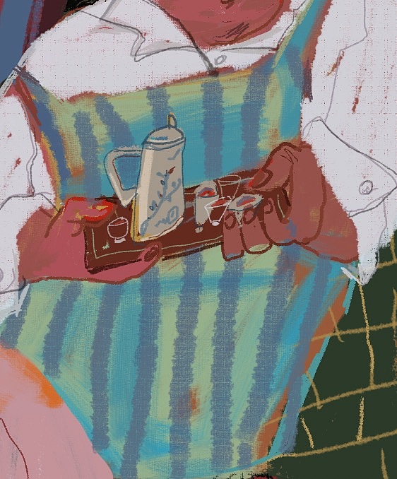 茶馆（图ZMjM0MzAxODA4） - 儿童插画 - 站酷设计师大眼睛小哥原创素材 - 站酷ZCOOL