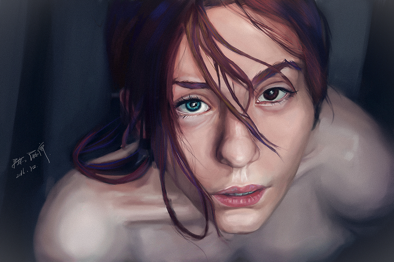 16年的一些人像（图ZNjc2MjI3MDA=） - 商业插画 - 站酷设计师陈麻痹原创素材 - 站酷ZCOOL