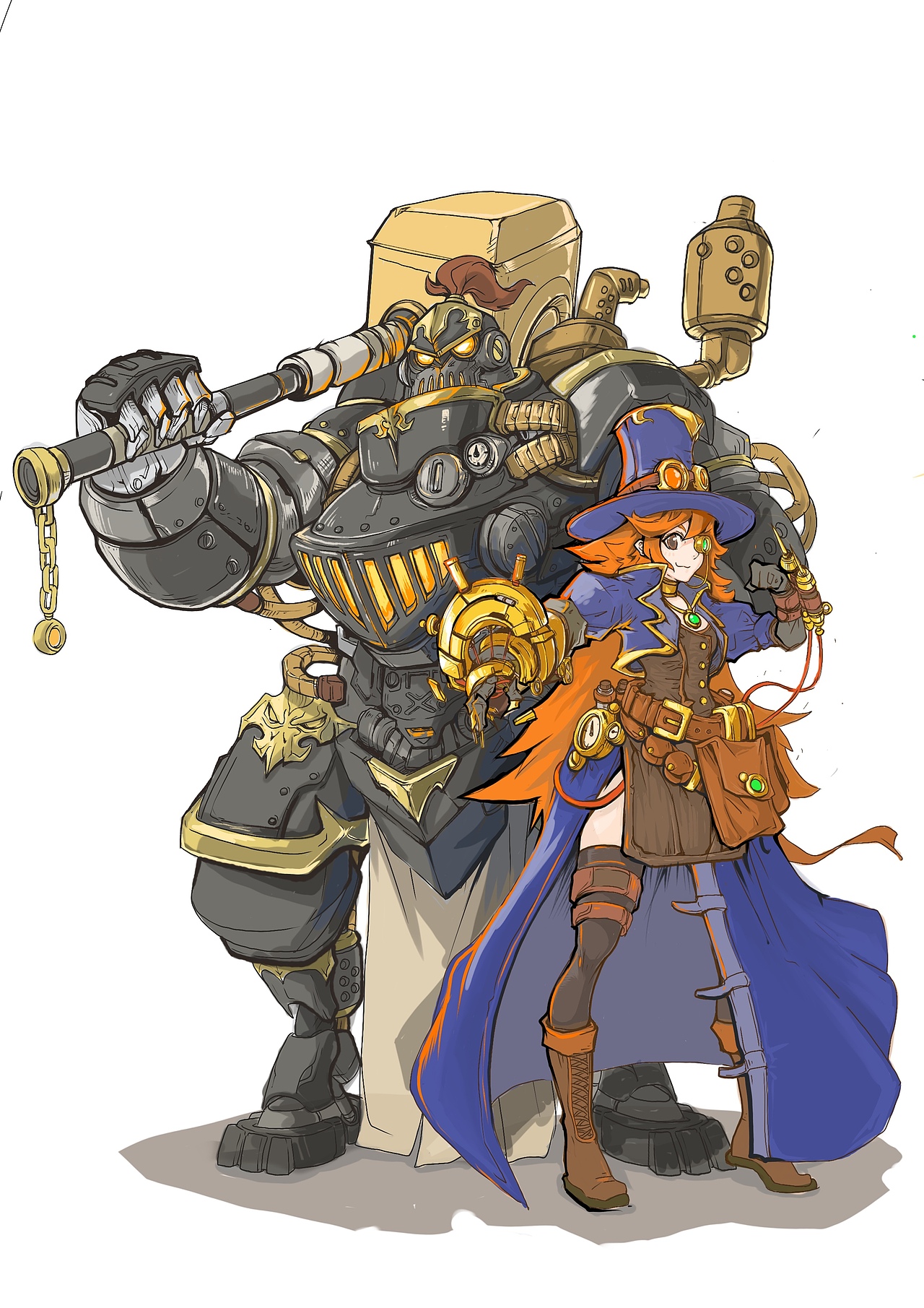 蒸汽朋克风人设练习