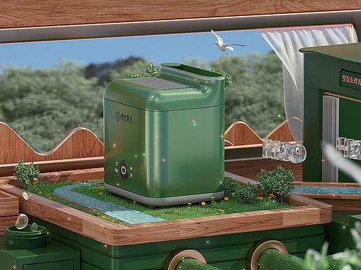 C4D产品空间搭建