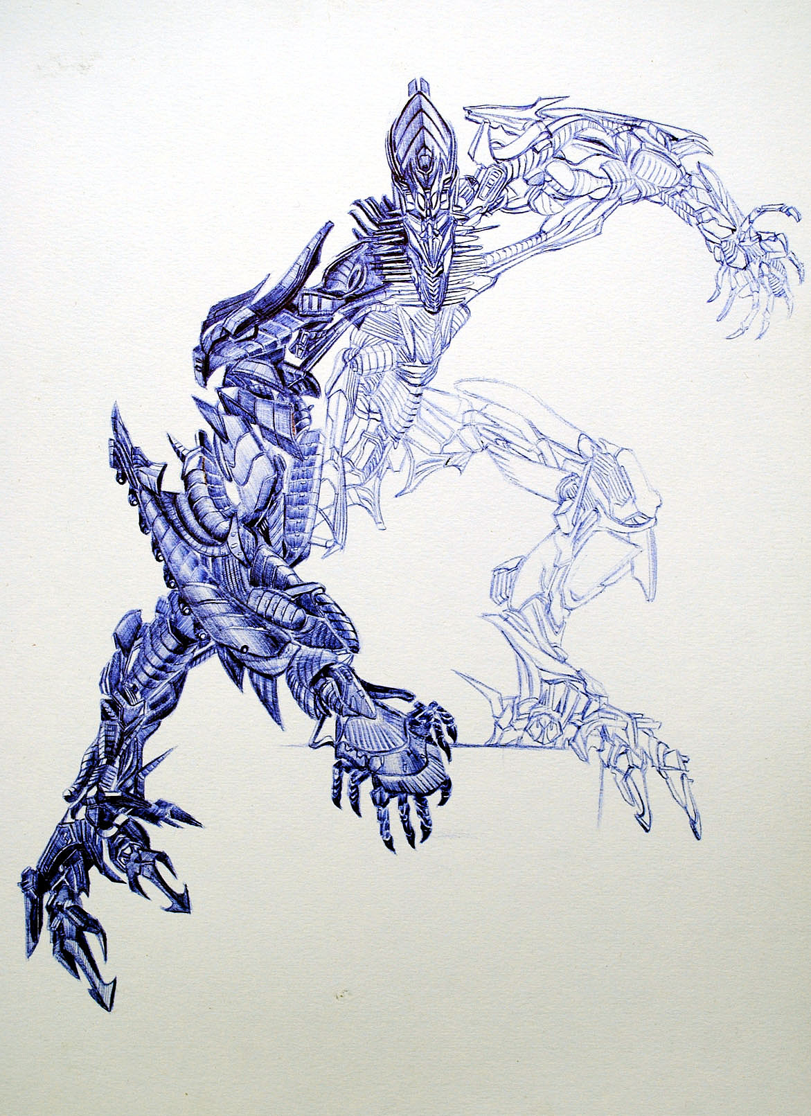 oy圆珠笔画【变形金刚】