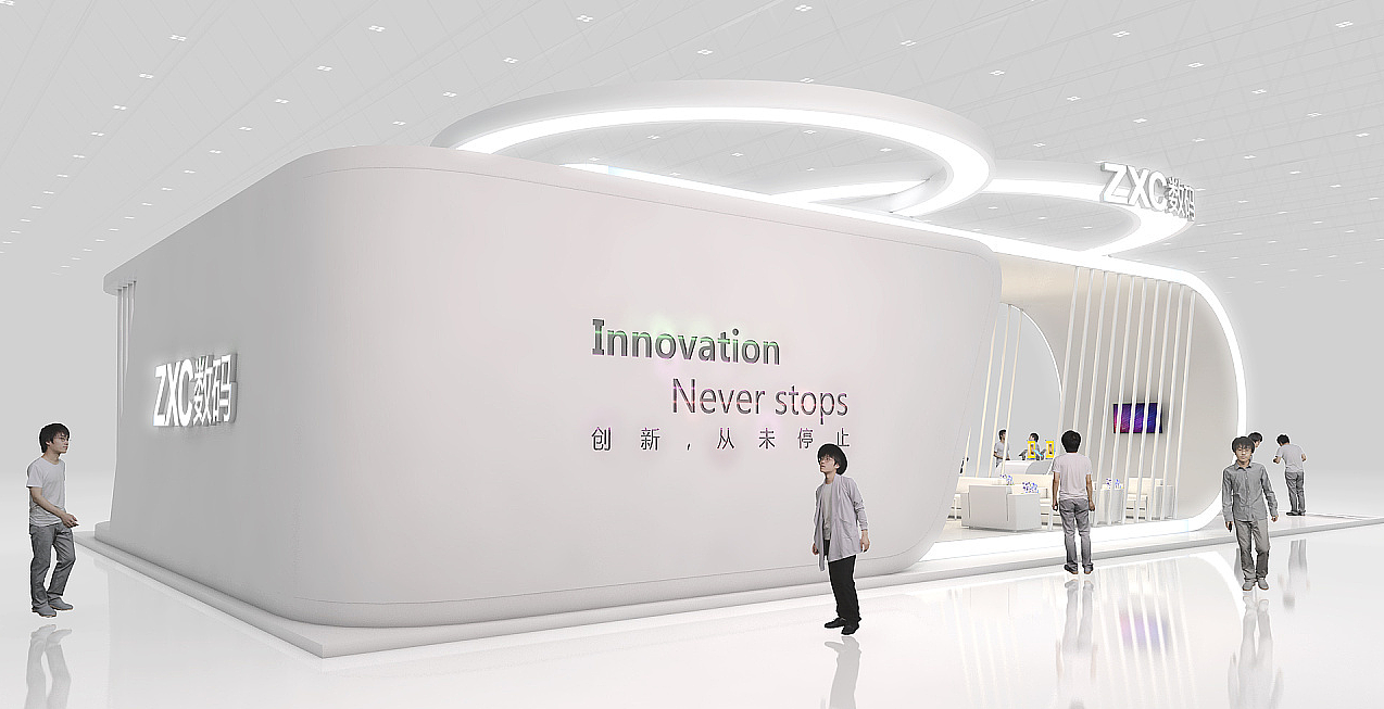 科技展位（图ZMjIwNDI5ODky） - 场景 - 站酷设计师治术艺空原创素材 - 站酷ZCOOL