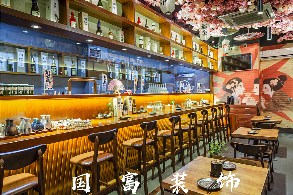 萧山石川居酒屋（图ZMTgyOTg5OTc2） - 家装设计 - 站酷设计师浙江国富装饰原创素材 - 站酷ZCOOL