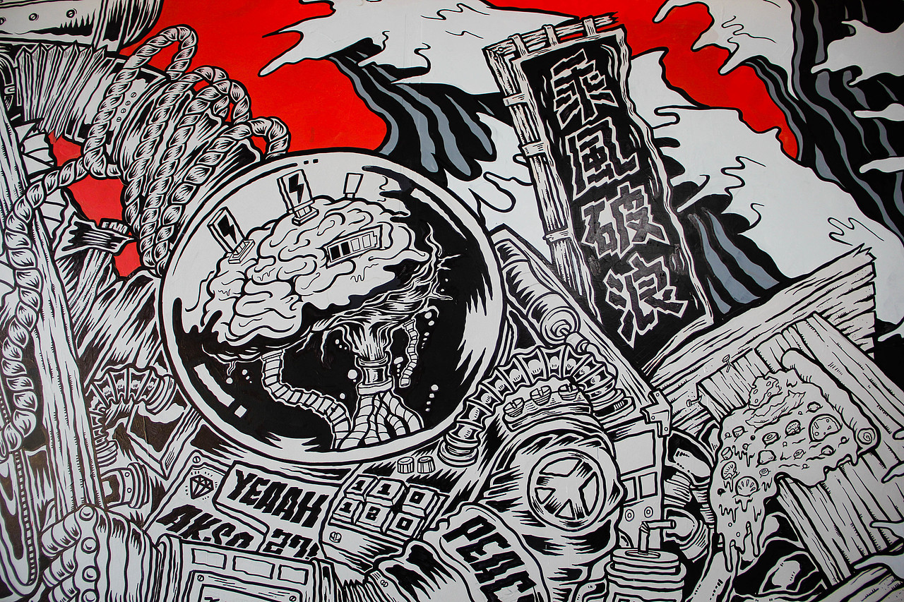 二十一天我就写下乘风破浪四个字（图ZOTk4NjUzODA=） - 新锐潮流插画 - 站酷设计师oooldzhao老趙原创素材 - 站酷ZCOOL
