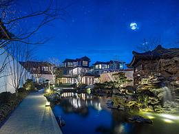 古典中式示范区景观