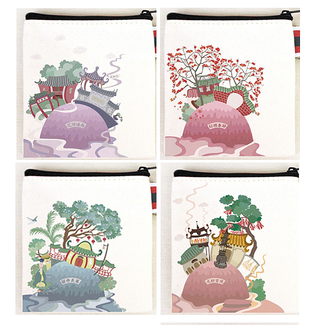 惠州西湖旅游纪念品设计（图ZMTE2ODY1MzY4） - 艺术插画 - 站酷设计师胡圈圈原创素材 - 站酷ZCOOL