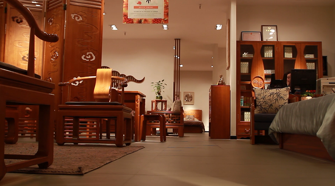 爱家家居《一品木阁》店内家具展示案例