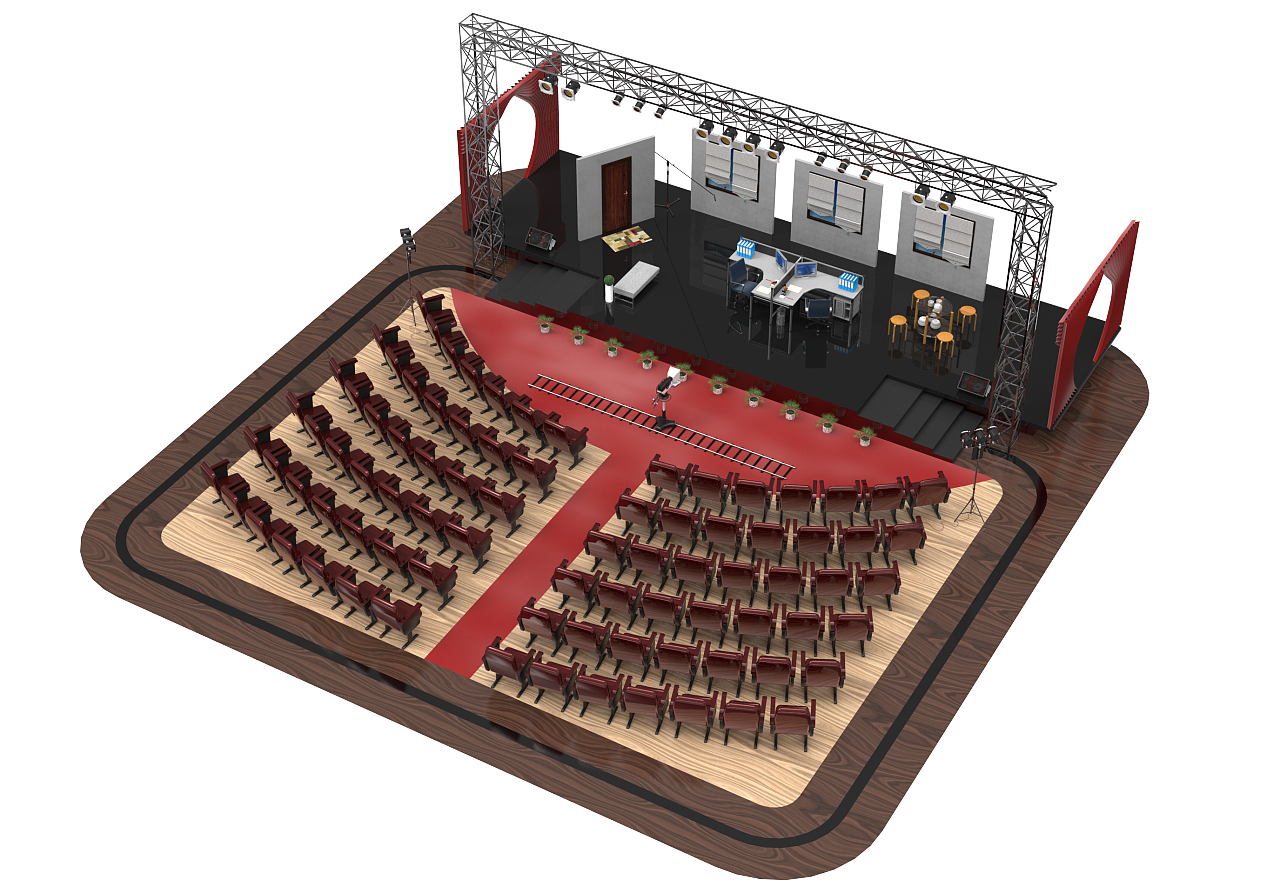 空间设计【一】| 年会场地设计|空间|舞台美术|熊本攸 - 原创作品