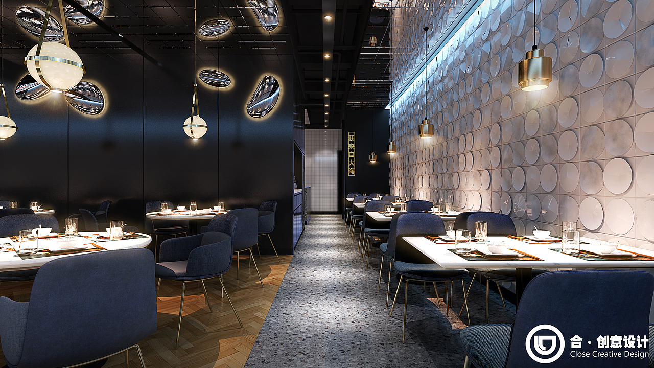 嗨大海 -一家全球海鲜直卖餐厅（图ZMTg3MDE1MzMy） - 家装设计 - 站酷设计师合创意餐饮设计原创素材 - 站酷ZCOOL