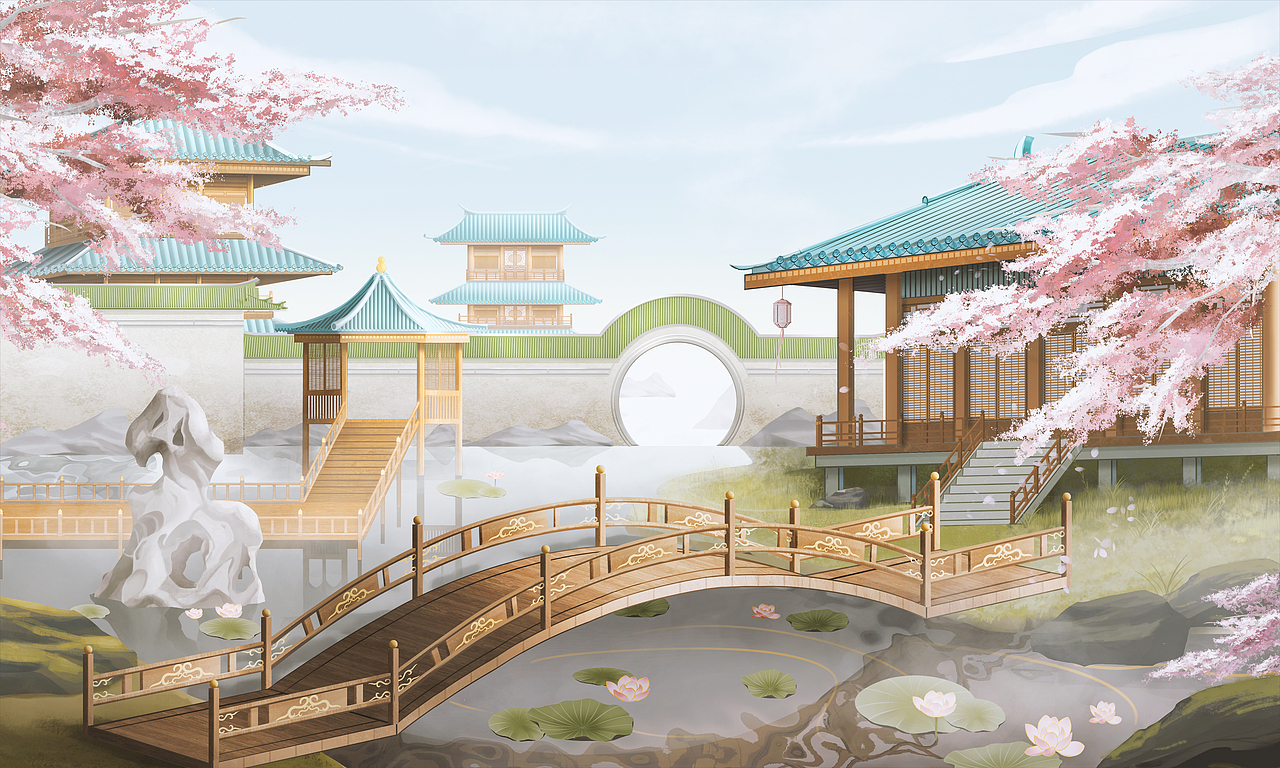 园林（图ZMzIyOTg0MzEy） - 创作习作 - 站酷设计师年少知无知少年原创素材 - 站酷ZCOOL