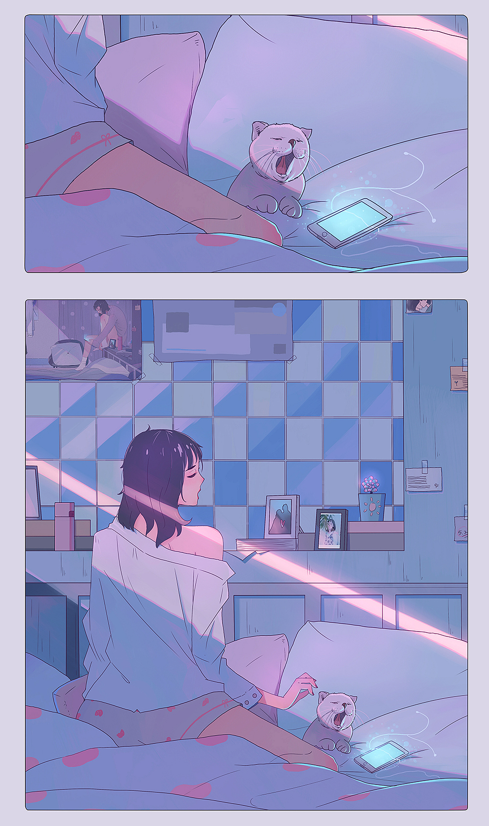 【插画】女孩的颜色（图ZMTU1OTc3MDUy） - 商业插画 - 站酷设计师MORNCOLOUR原创素材 - 站酷ZCOOL