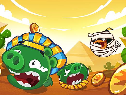 最近公司的插图（Angry Birds Blast）（个人主页-ZNDY2MDI1NjA=） - 游戏UI - 站酷设计师么么MoMo原创素材 - 站酷ZCOOL