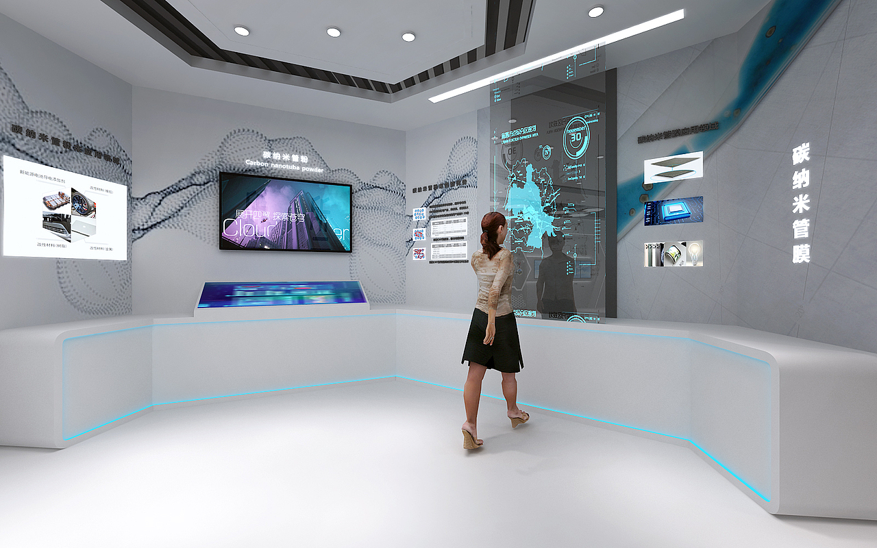 黑白展厅（图ZMjI0Nzk1ODAw） - 展陈设计 - 站酷设计师一叶知秋设计原创素材 - 站酷ZCOOL