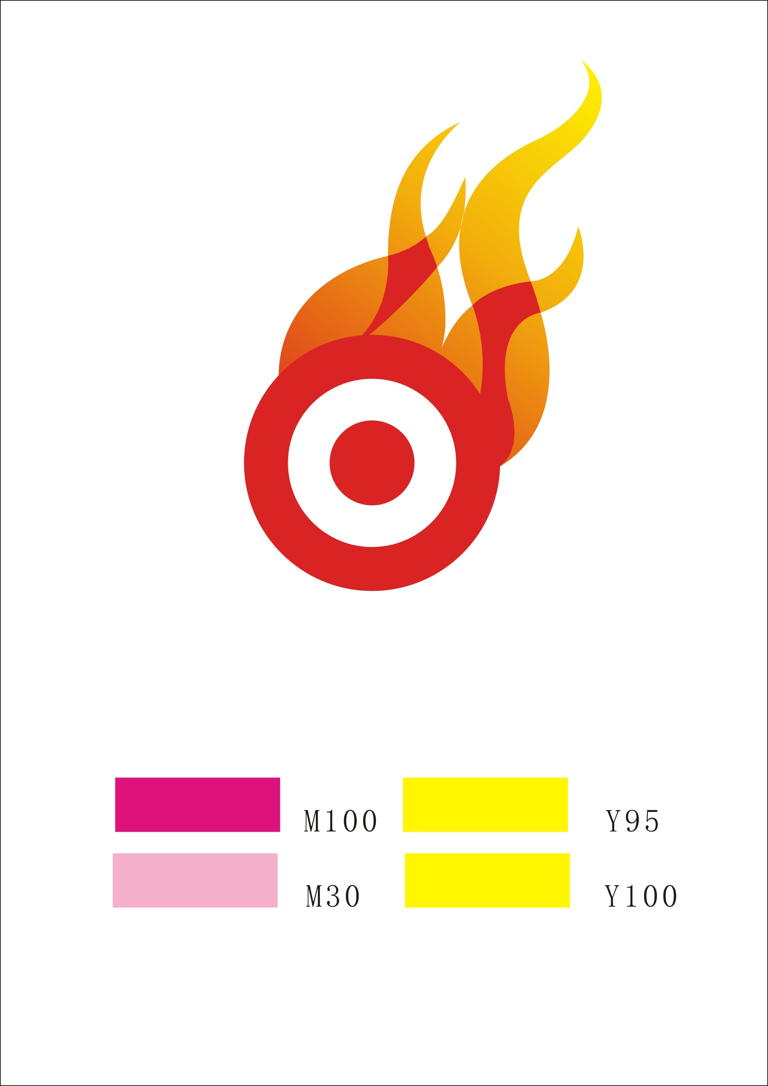 色彩丰富的标志设计(带cmyk值)