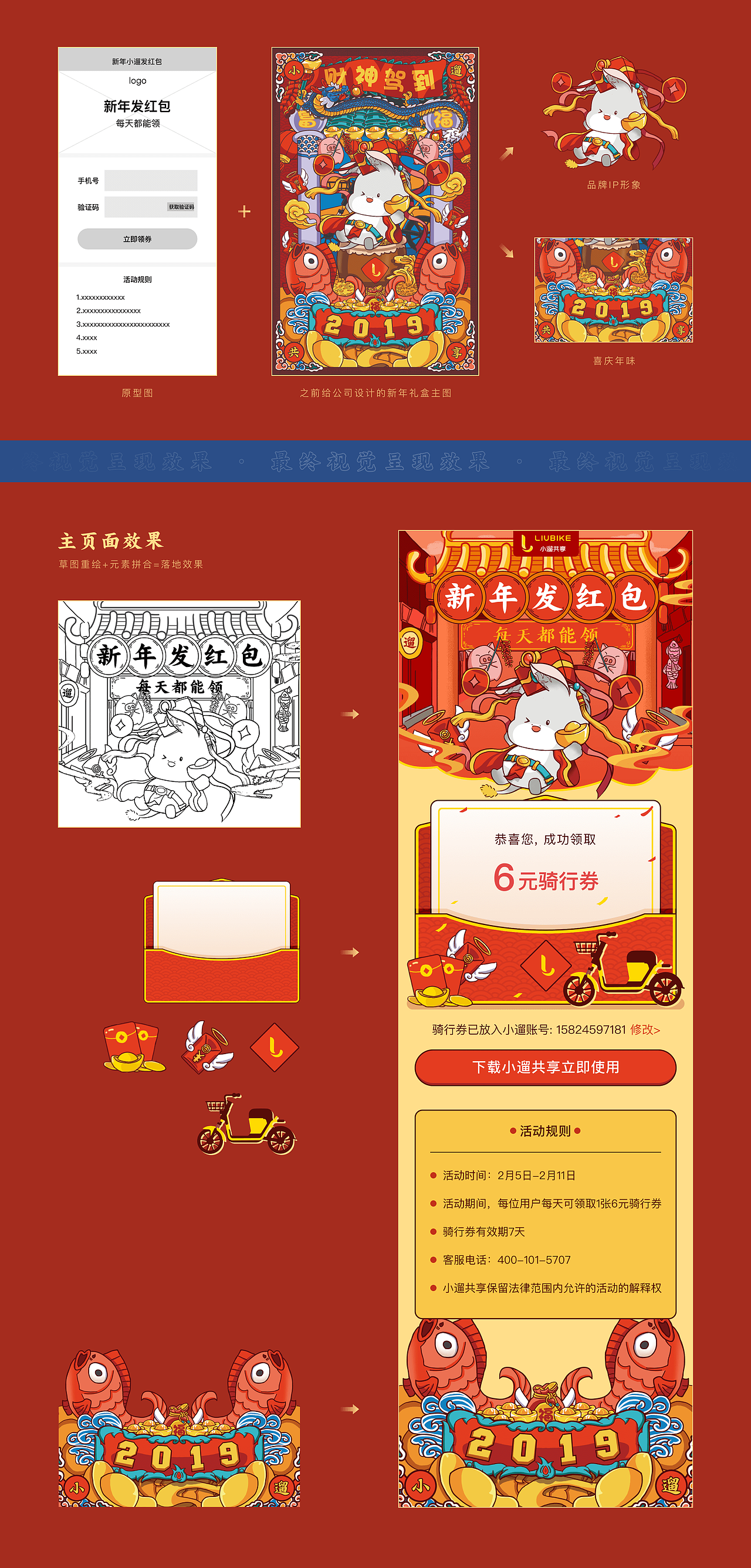 【运营H5】春节发券活动