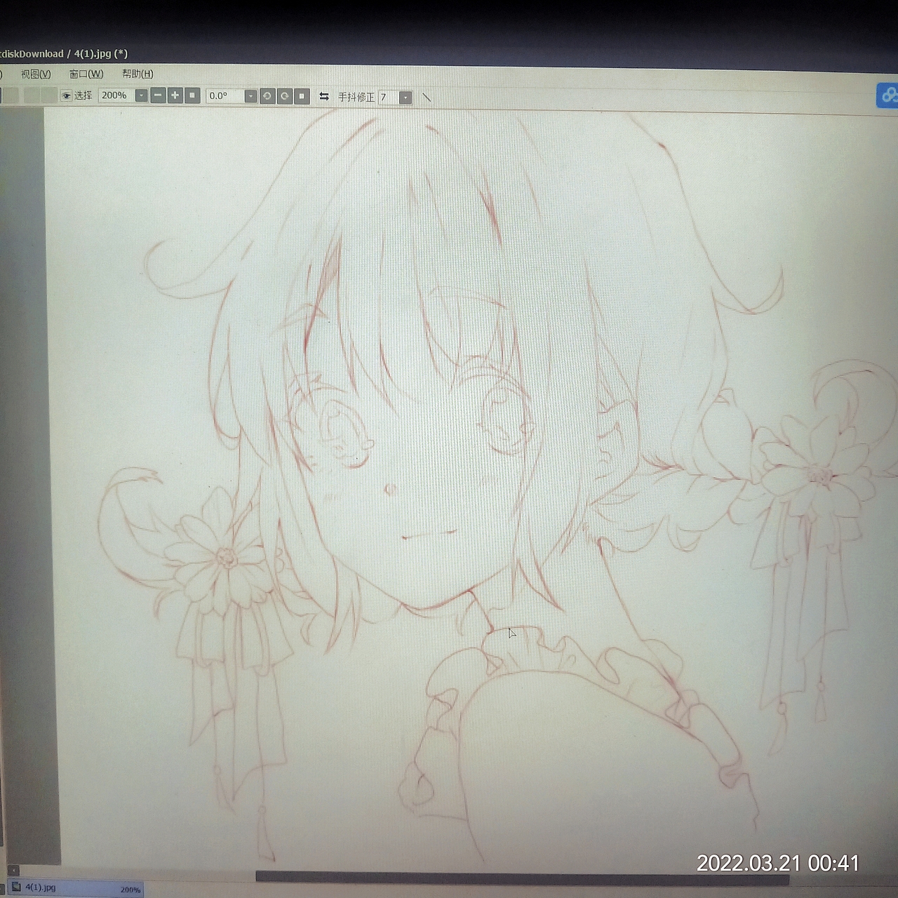 动漫清新少女。