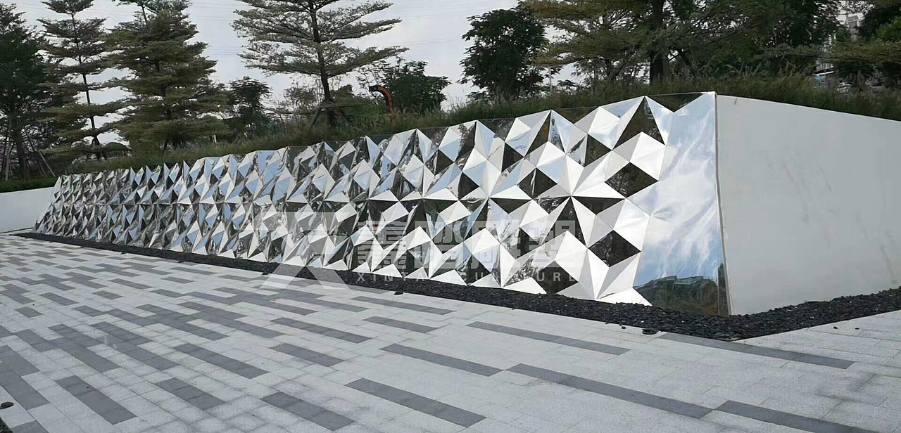 示范区特色不锈钢景墙图片大全