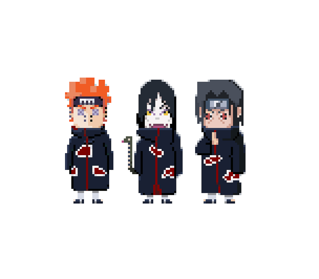 火影忍者像素画