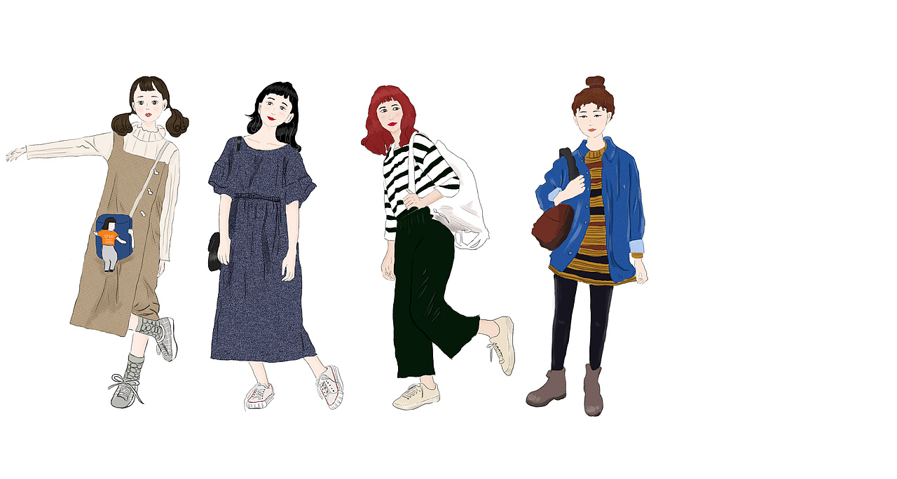 一些漂亮的小姐姐和小哥哥