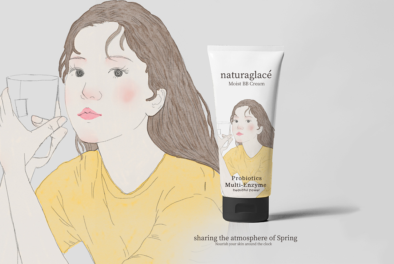 水彩人物系列包装(少女篇)