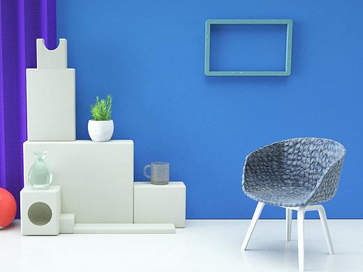 小白C4D场景临摹练习