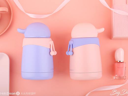 HelloDream【大头狗保温杯】官方产品拍摄图