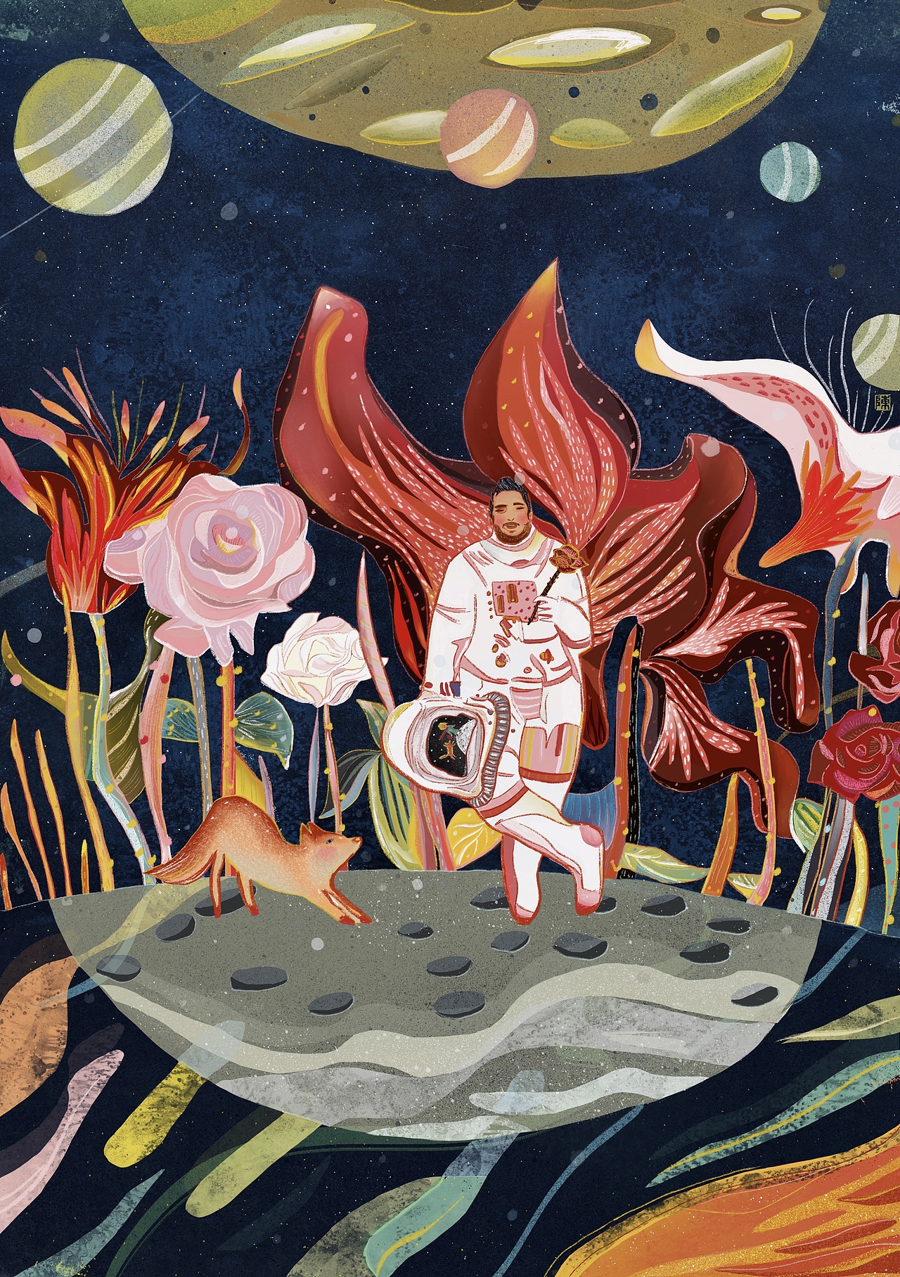 小王子|插画|商业插画|fayechanhf_原创作品-站酷zcool