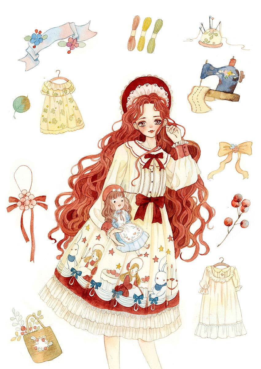 2019年终插画总结（图ZMTkxNDE3Mzk2） - 商业插画 - 站酷设计师瑶背背原创素材 - 站酷ZCOOL