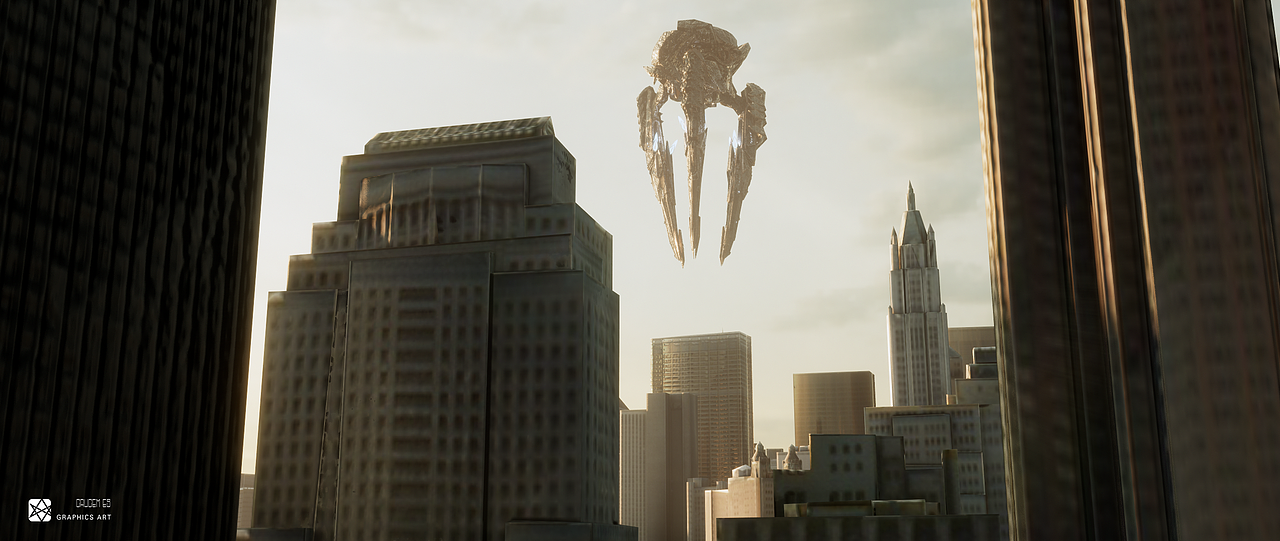 Enscape遇上DC《正义联盟》（图ZMjI1OTU4OTM2） - 动画/影视 - 站酷设计师ENS茶会十字原创素材 - 站酷ZCOOL