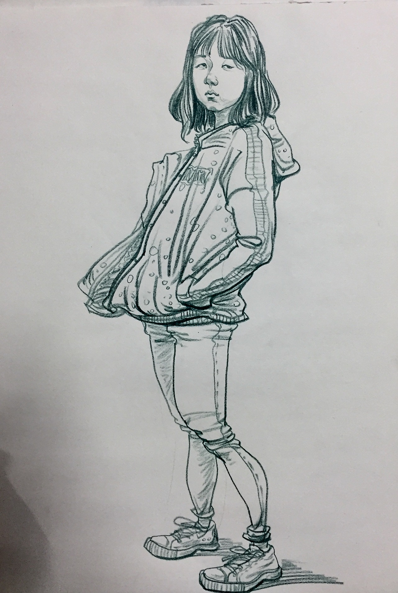 单人速写 场景速写