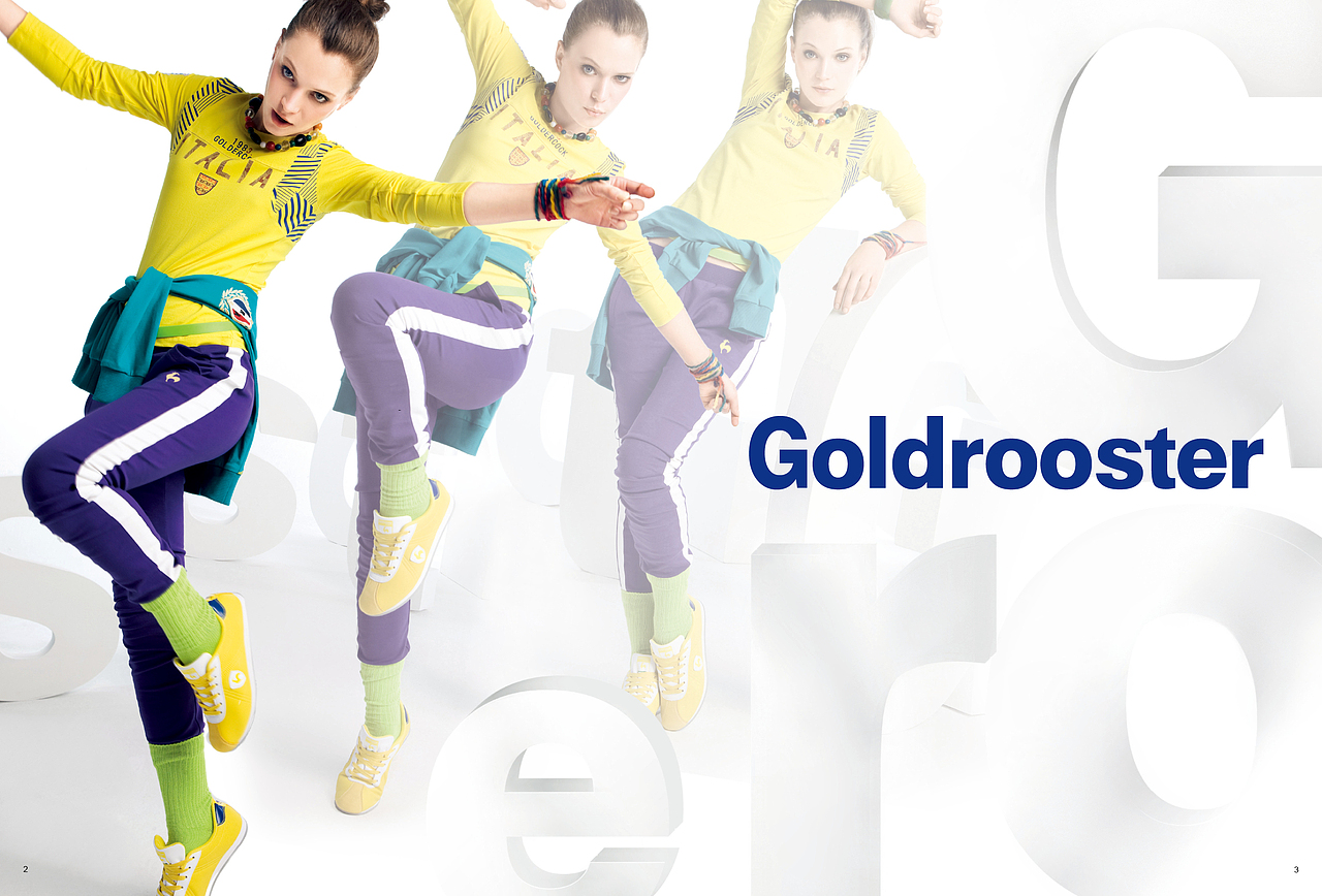 金鸡品牌运动装形象画册