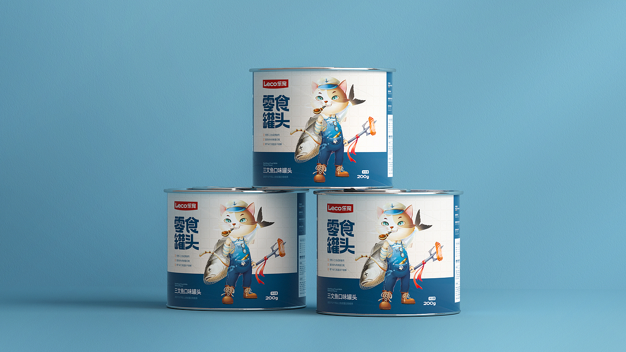 乐宠猫粮包装设计