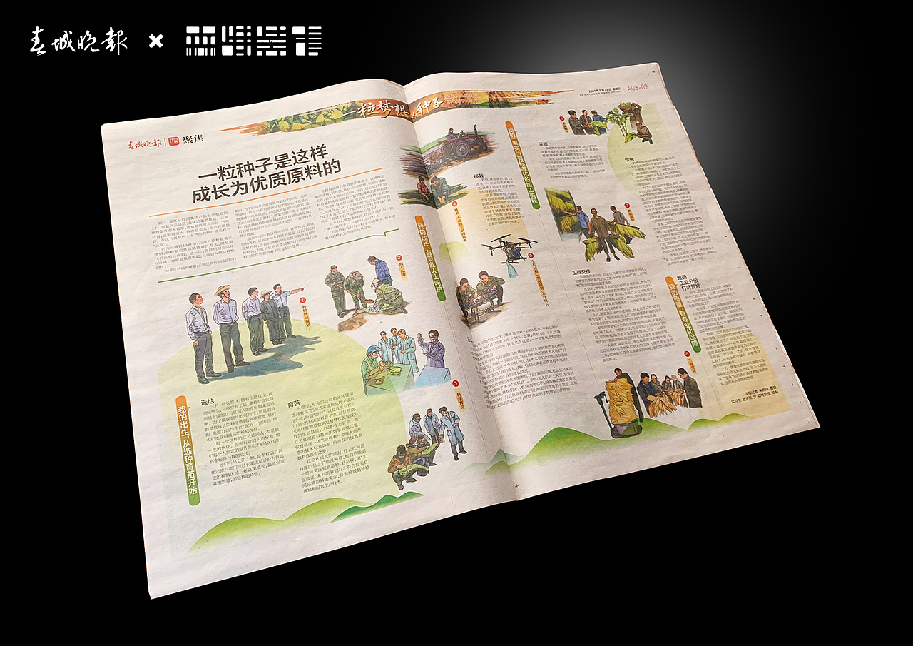 《一颗种子的梦想》登报专刊系列插画绘制（图ZMjg1NzU5ODg0） - 商业插画 - 站酷设计师森特笑虎原创素材 - 站酷ZCOOL