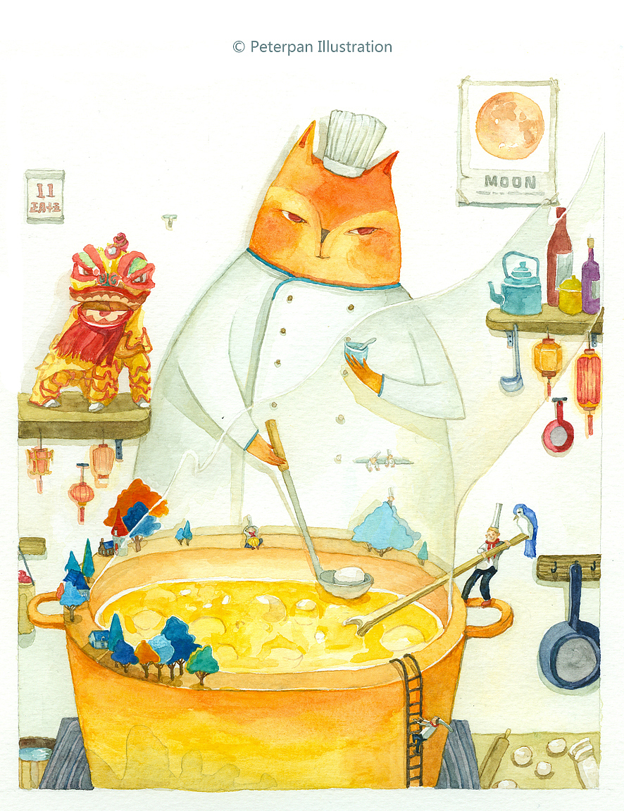 水彩风格封面图（图ZMTA0MjI5MzAw） - 儿童插画 - 站酷设计师布莱克插画工作室原创素材 - 站酷ZCOOL