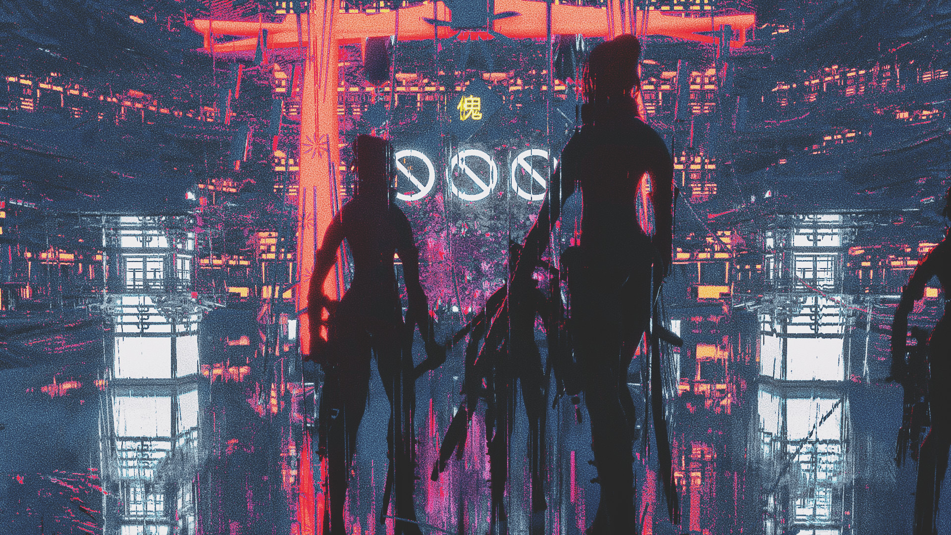 赛博朋克霓虹demo