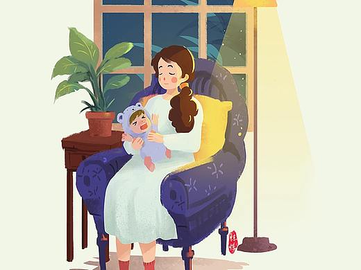 母亲节插画