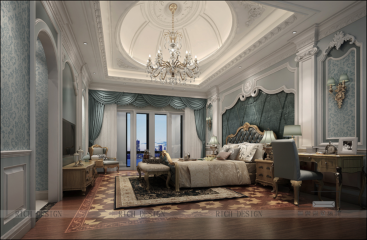 九号公馆别墅法式装修装饰,深圳南山装修公司