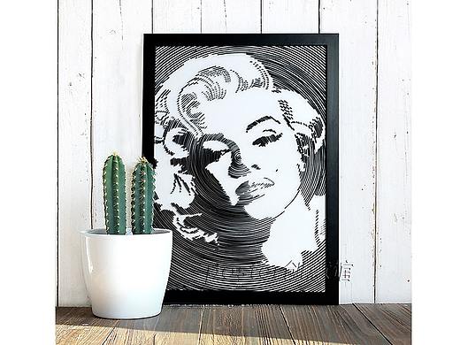 衍纸画之经典海报人物