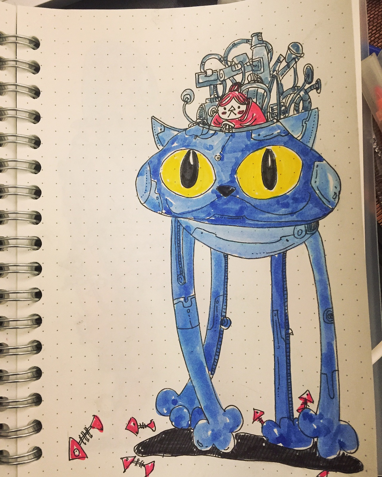 北京冬季的小本子上的一些习作（图ZNjY1ODA1Mjg=） - 儿童插画 - 站酷设计师blingblingkang原创素材 - 站酷ZCOOL