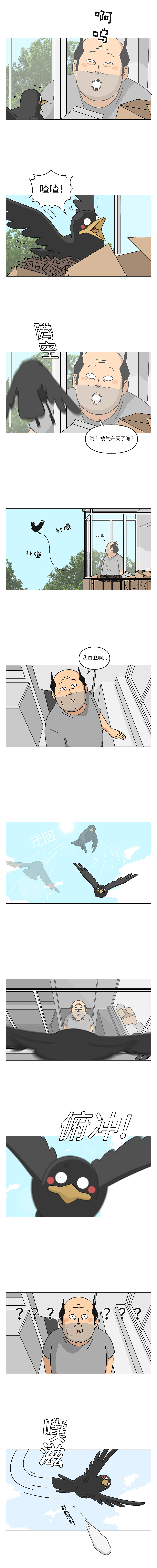 被一只鸟记仇是什么体验？（图ZMjA3ODI3ODAw） - 中/长篇漫画 - 站酷设计师郭九二原创素材 - 站酷ZCOOL