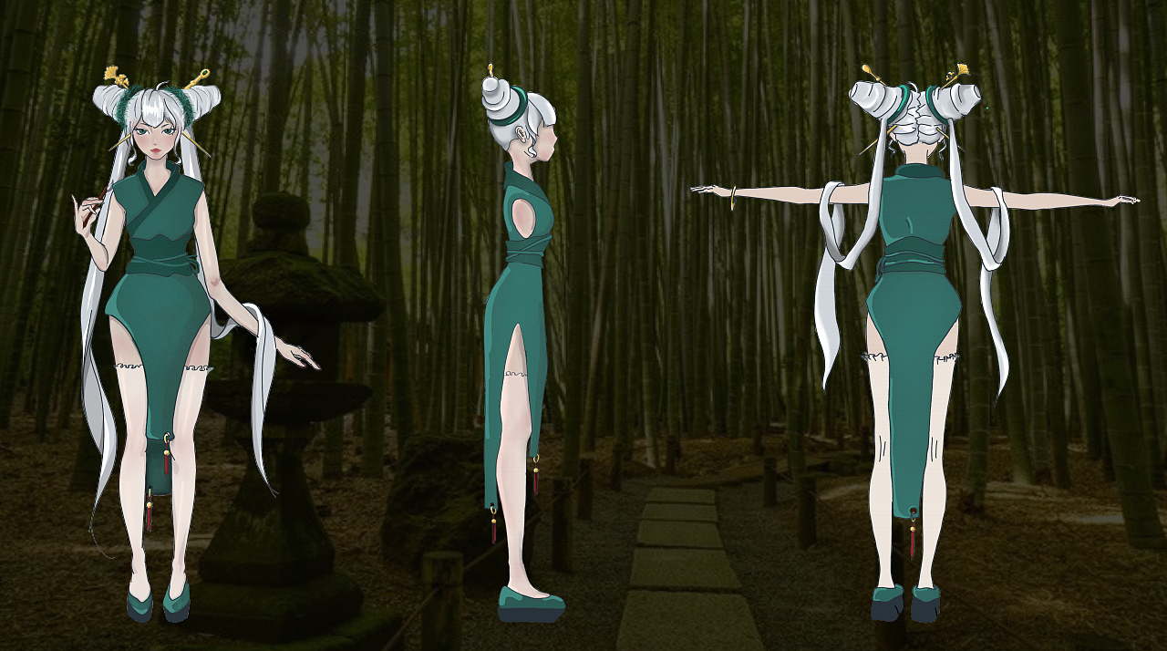 聊斋小翠角色设计