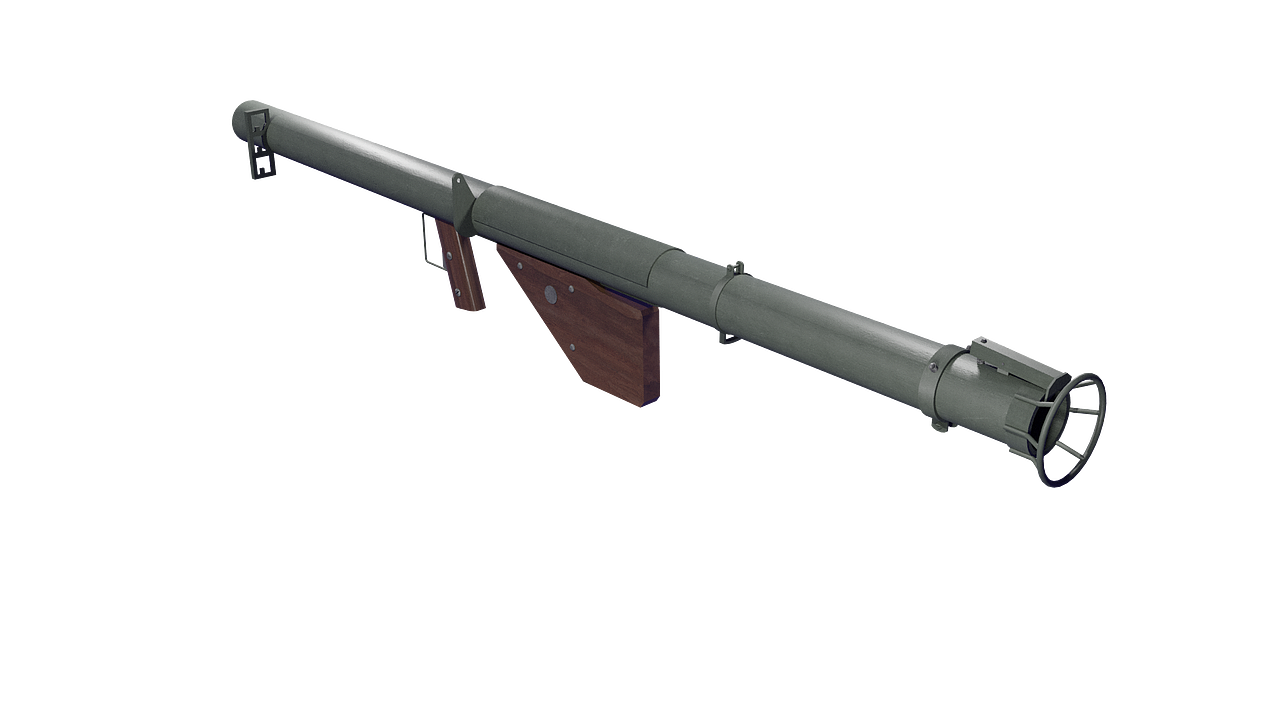 素材二战美军步兵武器blender模型合集