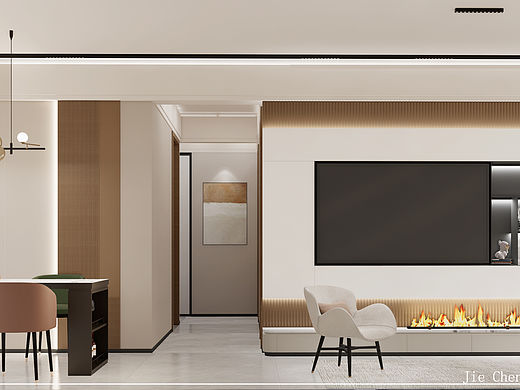 长沙保利堂悦无主灯现代风格